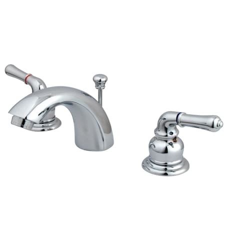 Kingston Brass KB951 Magellan Mini-Widespread Bathroom Faucet, Polished Chrome KB951